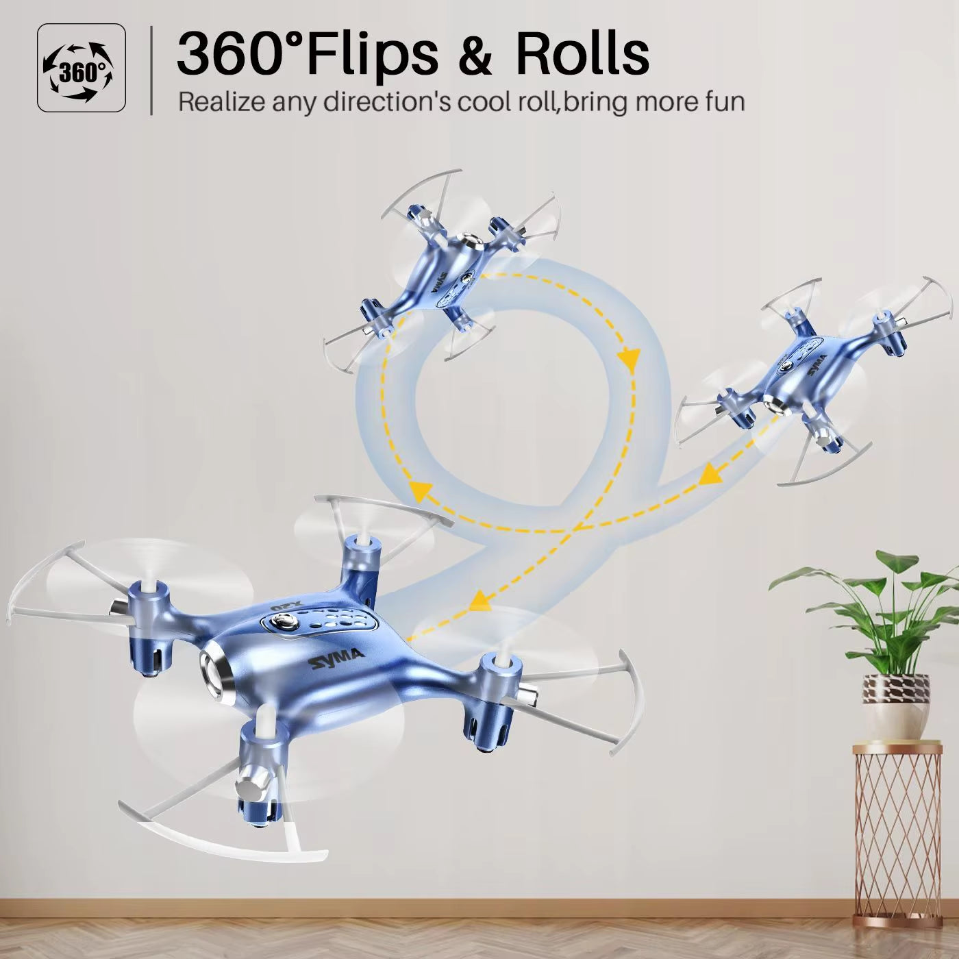 X20 Mini Drones for Kids RC Dron Helicopter Toy, Indoor Small Flying Pocket Quadcopters Remote Control Toys