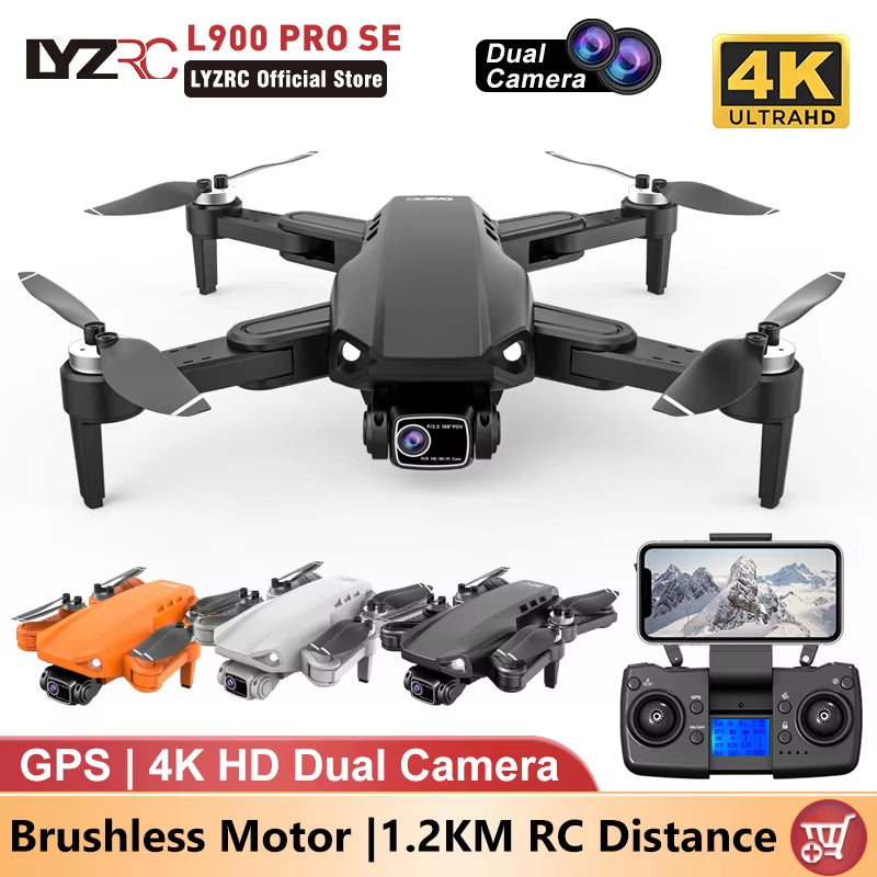 L900 PRO SE GPS Drone 4K Professional Brushless Motor 5G WIFI Aerial Photography FPV Helicopters Foldable Quadcopter Dron