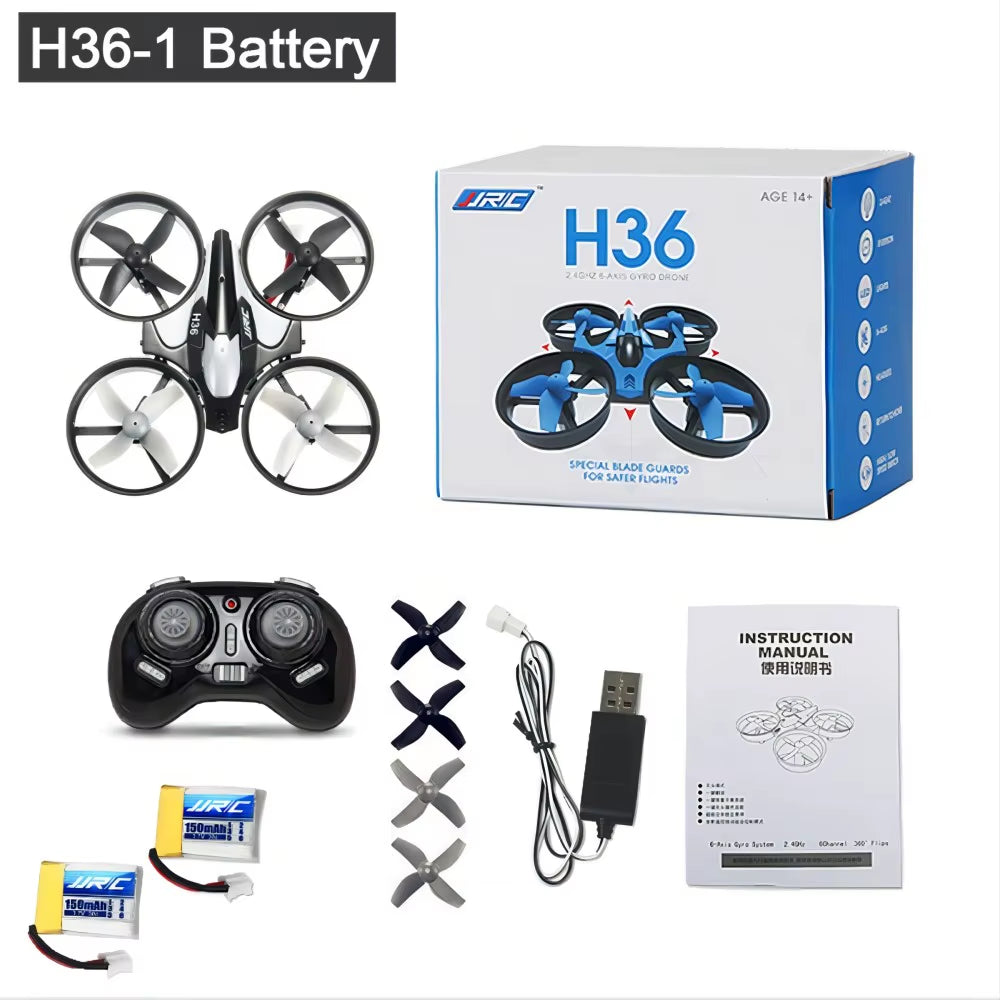 H36 Mini Rc Drone Remote Control Quadcopter Headless Mode Helicopter 360° Flip Mini Dron Toys for Kids