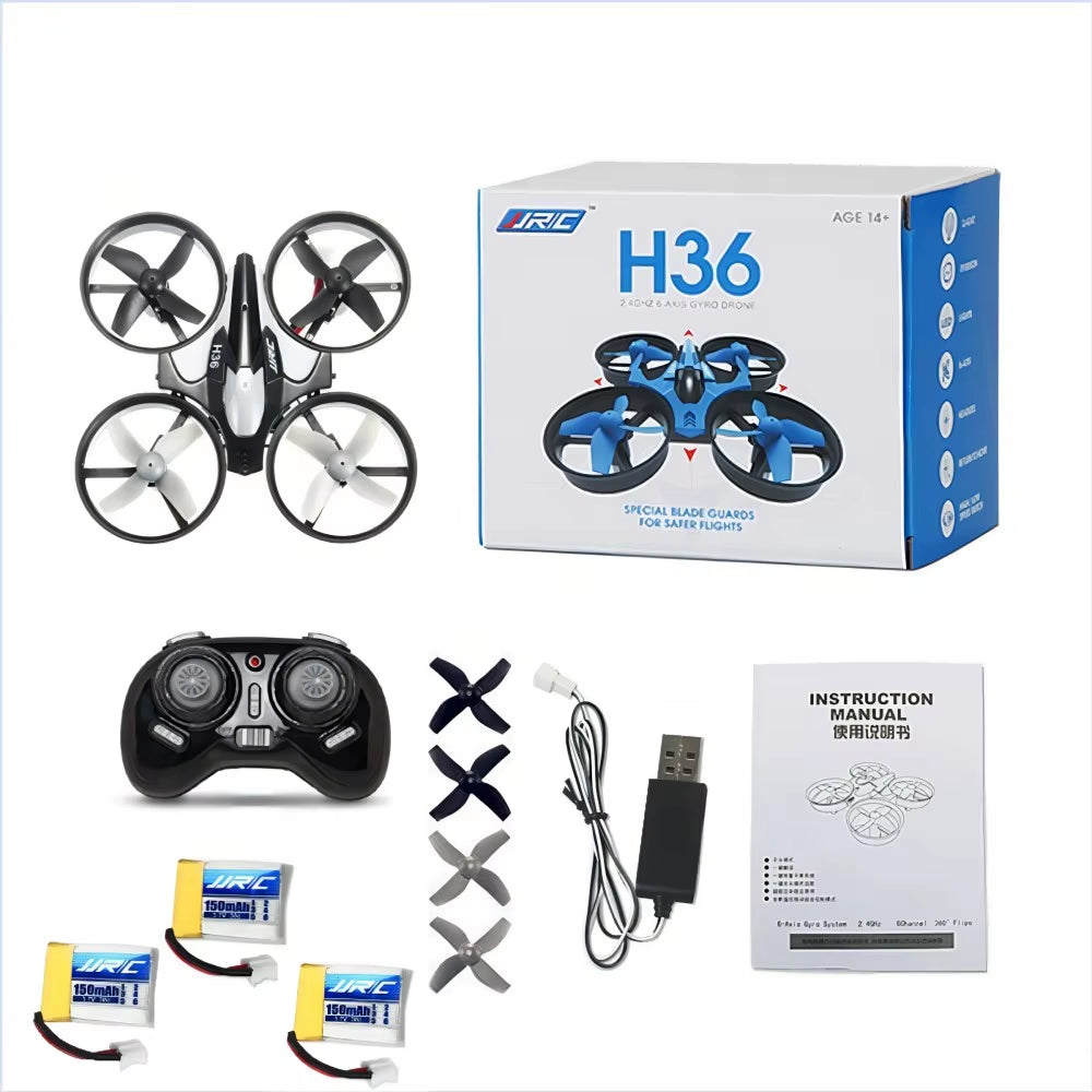 H36 Mini Rc Drone Remote Control Quadcopter Headless Mode Helicopter 360° Flip Mini Dron Toys for Kids