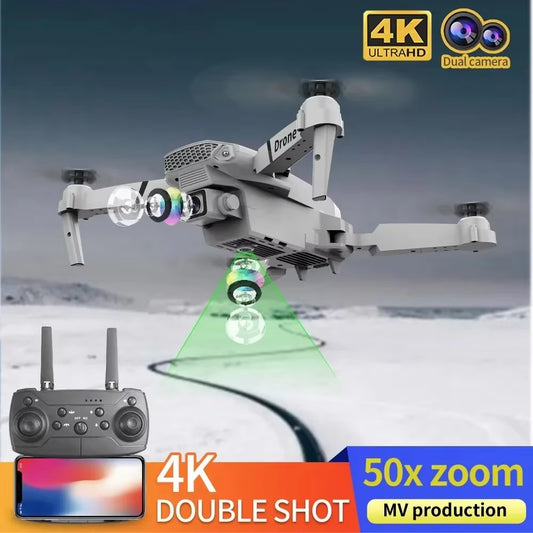 2025 NEW Professional Wide Angle RC Dron 4K HD Camera Mode Foldable Helicopter Quadcopter Kid Gift Toys