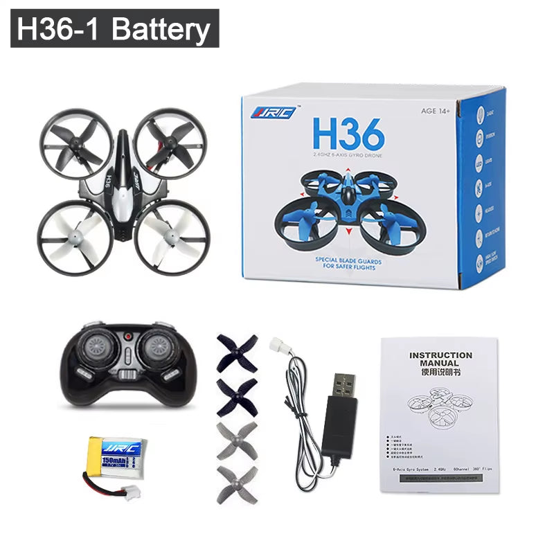 H36 Mini Rc Drone Remote Control Quadcopter Headless Mode Helicopter 360° Flip Mini Dron Toys for Kids
