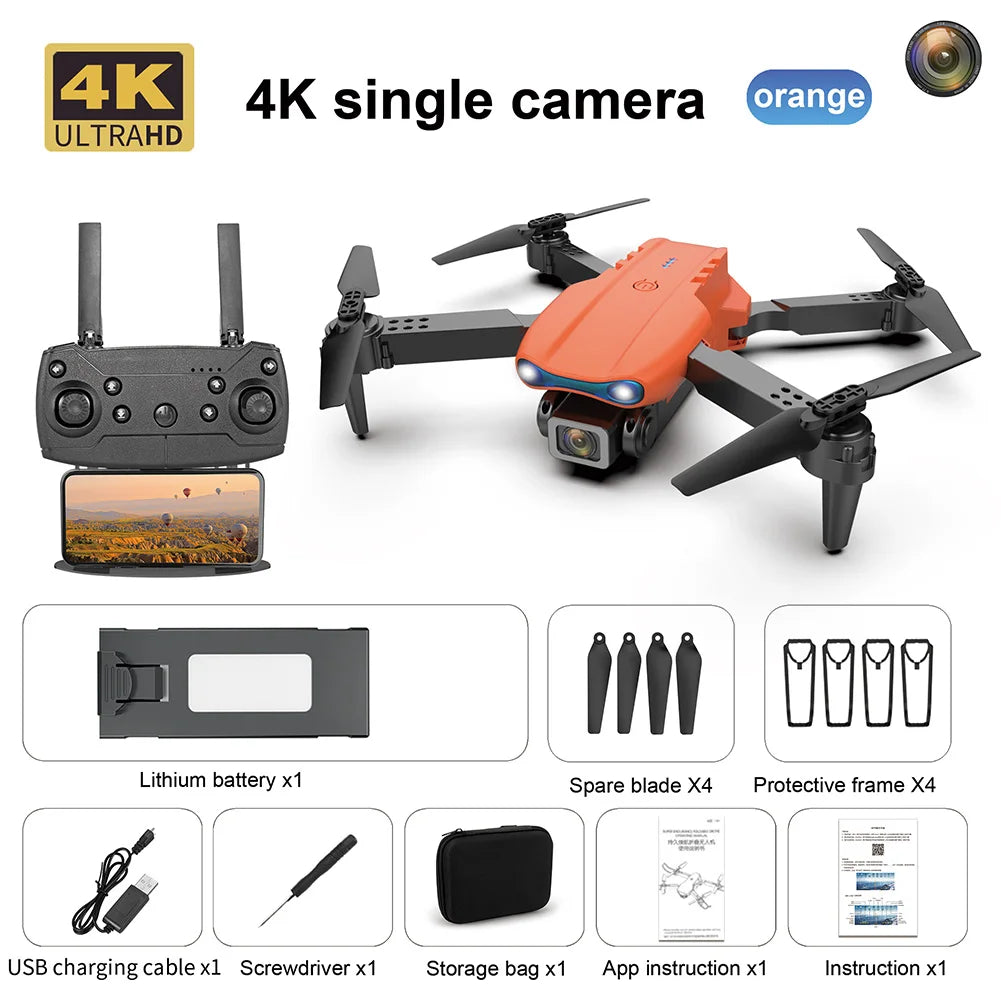 K3 E99 Pro Drone Professional Quadcopter Obstacle Avoidance Drones RC Helicopters 4K Dual Camera Dron Remote Control Toys