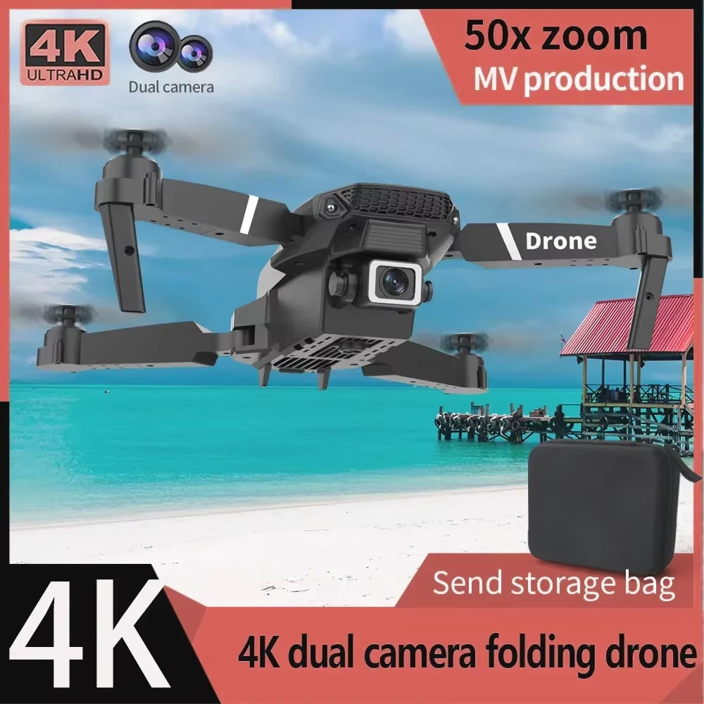 2025 NEW Professional Wide Angle RC Dron 4K HD Camera Mode Foldable Helicopter Quadcopter Kid Gift Toys