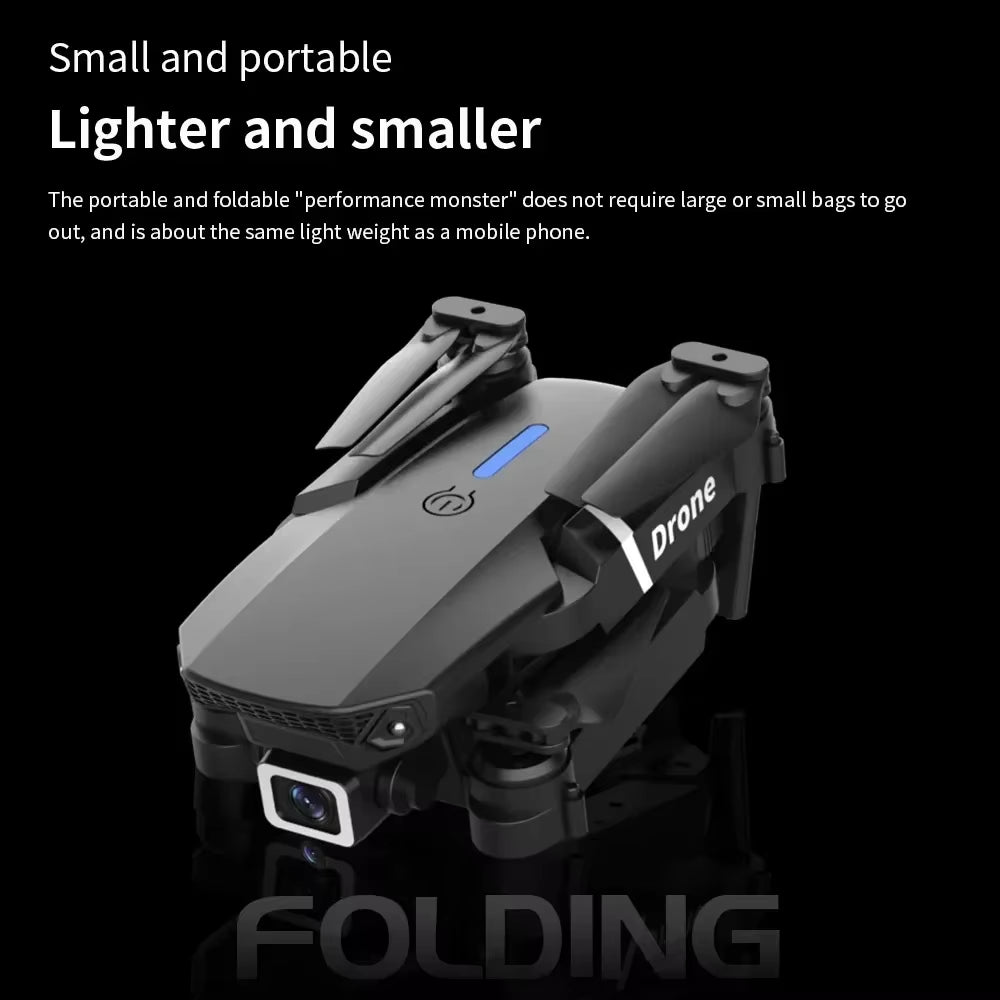 2025 NEW Professional Wide Angle RC Dron 4K HD Camera Mode Foldable Helicopter Quadcopter Kid Gift Toys
