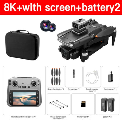 Xiaomi  V198GPS Drone ESC 8K Profesional Brushless Laser Obstacle Avoidance Aerial Optical Foldable Quadcopter Mini Dron