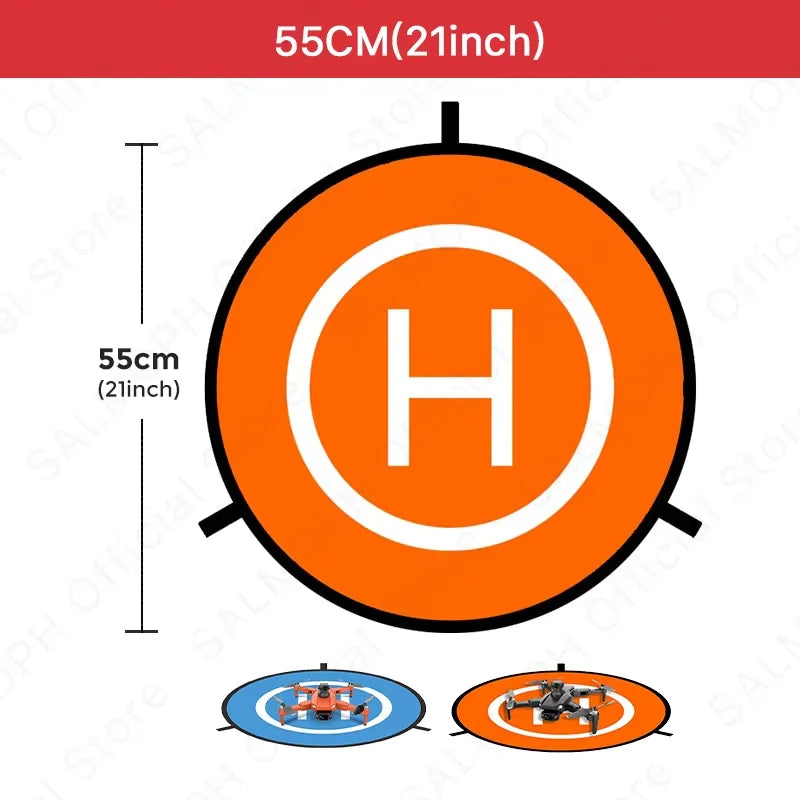 Drone Quadcopters Accessories Universal 55Cm 75Cm Foldable Landing Pad RC Dron Mat Quadcopter Parking Apron Apron Pad