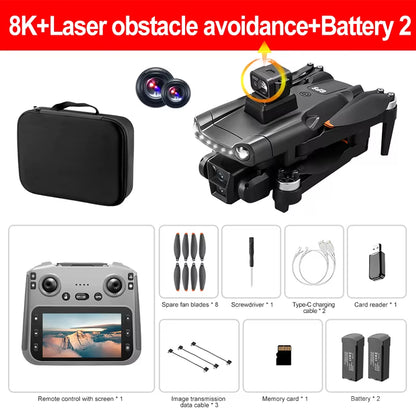 Xiaomi Mijia V198MAX Drone 8K Profesional FPV Brushless Laser Obstacle Avoidance Aerial Optical Foldable Quadcopter Mini 4K Dron