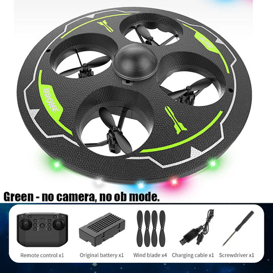 RC Drone with Camera Foam UAV Ufo Intelligent Obstacle Avoidance Aerial Aircraft Mini Helicopter Dron Toys for Kids Christmas