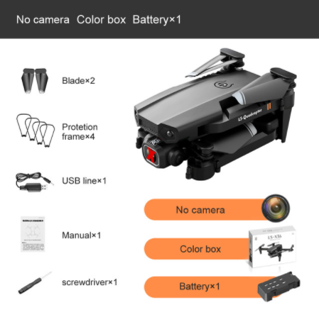 DRON-V8 Twin-Camera Altitude-Lock Quad Drone