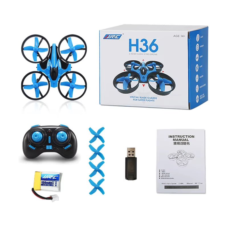 H36 Mini Rc Drone Remote Control Quadcopter Headless Mode Helicopter 360° Flip Mini Dron Toys for Kids