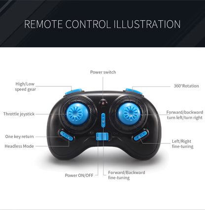H36 Mini Rc Drone Remote Control Quadcopter Headless Mode Helicopter 360° Flip Mini Dron Toys for Kids