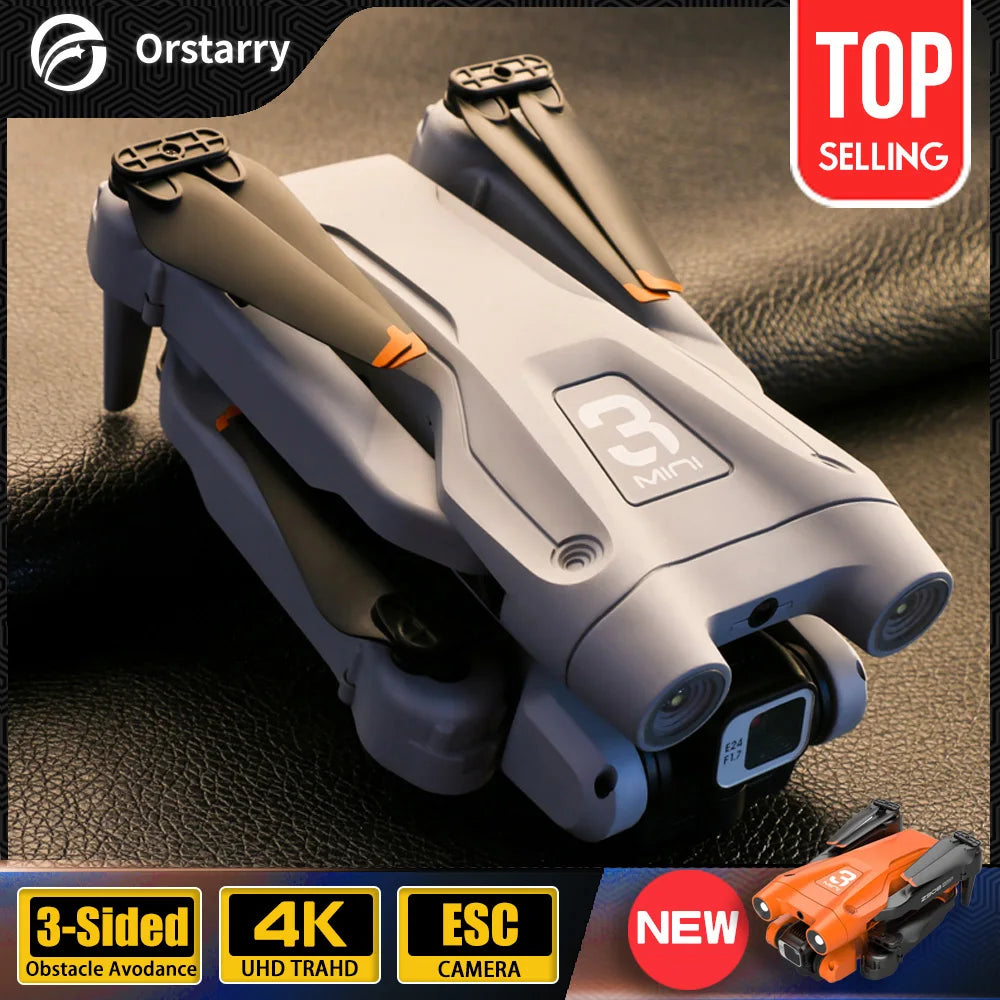 Z908 Pro Drone Professional 4K HD Camera Mini4 Dron Optical Flow Localization Three Sided Obstacle Avoidance Quadcopter Toy Gift