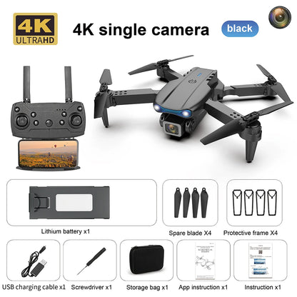 K3 E99 Pro Drone Professional Quadcopter Obstacle Avoidance Drones RC Helicopters 4K Dual Camera Dron Remote Control Toys