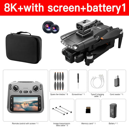Xiaomi  V198GPS Drone ESC 8K Profesional Brushless Laser Obstacle Avoidance Aerial Optical Foldable Quadcopter Mini Dron